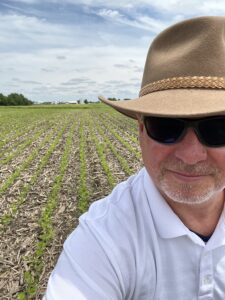 Jeff Shaner AgVenture soybean field